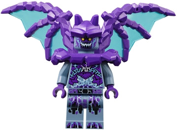 Preowned LEGO® Minifigure – NEXO KNIGHTS nex081 Gargoyle Dark Purple Wings w/Trans-Light Bl