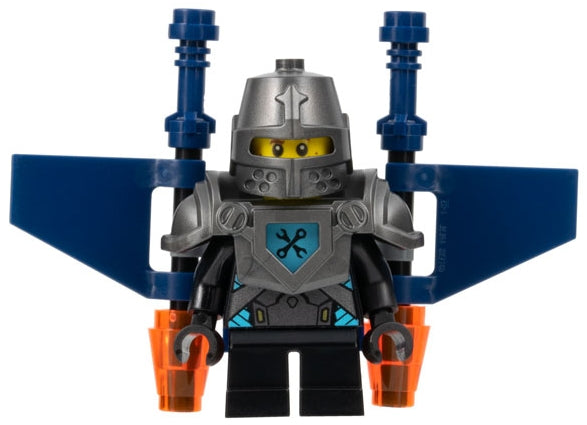 Preowned LEGO® Minifigure – NEXO KNIGHTS nex085 Robin Underwood Pearl Dark Gray Helmet and