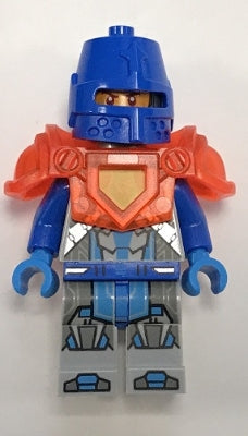 Preowned LEGO® Minifigure – NEXO KNIGHTS nex122 Royal Soldier/Kings Guard Blue Helmet w/Eye