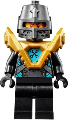 Preowned LEGO® Minifigure – NEXO KNIGHTS nex135 Robin Underwood Pearl Dark Gray Helmet Blac