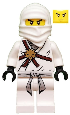 Preowned LEGO® Minifigure – NINJAGO njo0001 Zane The Golden Weapons