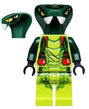 Preowned LEGO® Minifigure – NINJAGO njo0058 Spitta Red Vials
