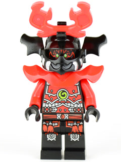 Preowned LEGO® Minifigure – NINJAGO njo0075 Stone Army Warrior Red Face