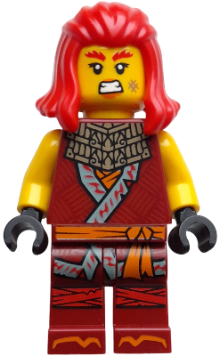 Preowned LEGO® Minifigure – NINJAGO njo0923 (Wyldfyre - Dark Red Tunic)