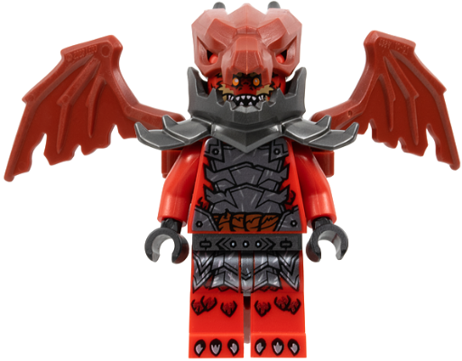 Preowned LEGO® Minifigure – NINJAGO njo0931 (Dragonian Warrior - Dragon Backpack)