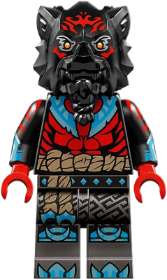 Preowned LEGO® Minifigure – NINJAGO njo0935 (Lord Ras - Red Markings)