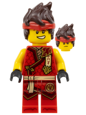 Preowned LEGO® Minifigure – NINJAGO njo0947 (Kai - Dragons Rising, Tournament Armor)