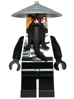 Preowned LEGO® Minifigure – NINJAGO njo0095 Wu Evil (Sensei Wu/Techno Wu) Rebooted