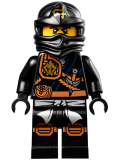 Preowned LEGO® Minifigure – NINJAGO njo0124 Cole (Jungle Robe) Tournament of Elements