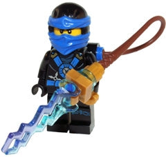 Preowned LEGO® Minifigure – NINJAGO njo0184s Jay (Deepstone Armor) Possession Lightning Pack