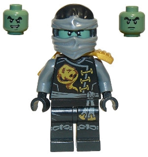 Preowned LEGO® Minifigure – NINJAGO njo0201 Cole Skybound Ghost Head Wrap