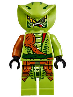 Preowned LEGO® Minifigure – NINJAGO njo0206 Lasha Rebooted Serpentine Snake Scout Lime w/Dar