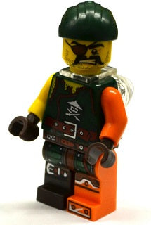 Preowned LEGO® Minifigure – NINJAGO njo0215 Sqiffy Neck Bracket