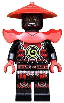 Preowned LEGO® Minifigure – NINJAGO njo0222 Stone Army Swordsman Red Face