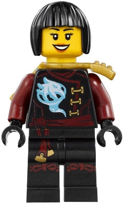 Preowned LEGO® Minifigure – NINJAGO njo0245 Nya Skybound Black Bob Cut Hair