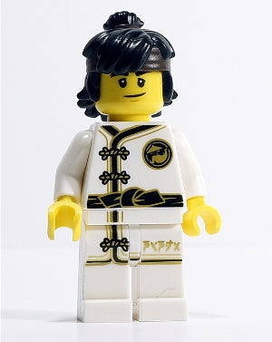 Preowned LEGO® Minifigure – NINJAGO njo0345 Cole White Wu-Cru Training Gi