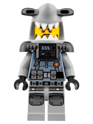 Preowned LEGO® Minifigure – The LEGO NINJAGO Movie njo0353 Hammer Head Black Beard Large Kne