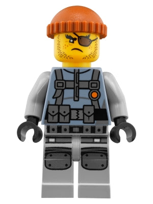 LEGO® Minifigure The LEGO NINJAGO Movie njo0356 Shark Army Thug Large Knee Plates