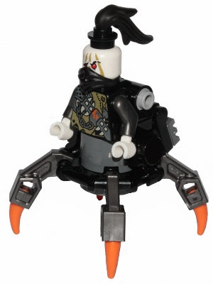 Preowned LEGO® Minifigure – NINJAGO njo0468a Daddy No Legs Black Round Tiles