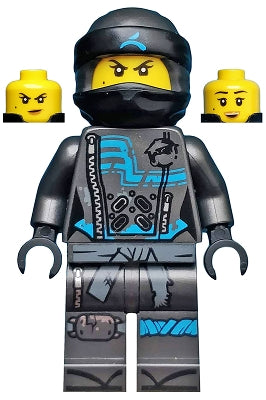 Preowned LEGO® Minifigure – NINJAGO njo0475a Nya Hunted Crooked Smile/Open Mouth Smile