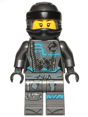 Preowned LEGO® Minifigure – NINJAGO njo0475b Nya Hunted Crooked Smile/Open Mouth Smile Plain