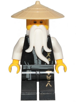 Preowned LEGO® Minifigure – NINJAGO njo0495 Wu Sensei Legacy Black Robe