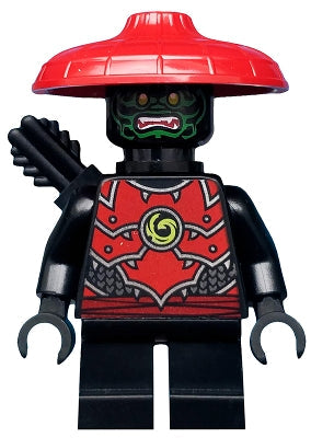 Preowned LEGO® Minifigure – NINJAGO njo0500 Stone Army Scout Green Face