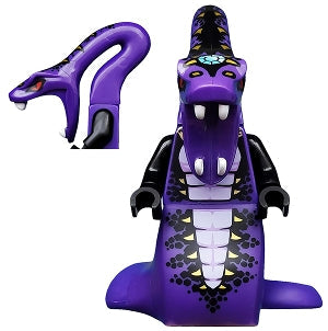 Preowned LEGO® Minifigure – NINJAGO njo0506 Pythor Chumsworth Purple w/Lavender