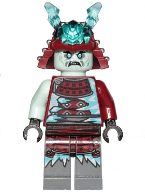 Preowned LEGO® Minifigure – NINJAGO njo0549 Blizzard Samurai Ninja Helmet w/Trans-Light Blue