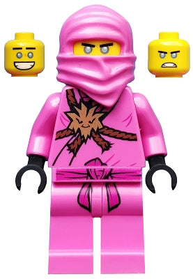 Preowned LEGO® Minifigure – NINJAGO njo0561 Zane Avatar Pink Zane