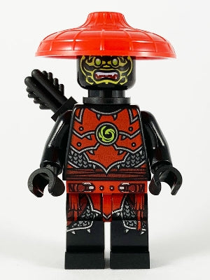 Preowned LEGO® Minifigure – NINJAGO njo0580 Stone Army Scout Yellow Face Black Quiver