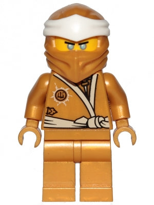 Preowned LEGO® Minifigure – NINJAGO njo0589 Zane (Golden Ninja) Legacy