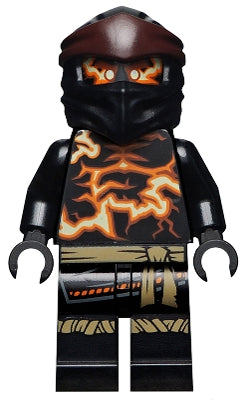 Preowned LEGO® Minifigure – NINJAGO njo0612 Cole Spinjitzu Burst