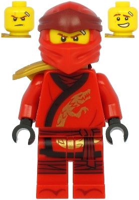 Preowned LEGO® Minifigure – NINJAGO njo0613 Kai Legacy Pearl Gold Armor Shoulder Pad