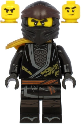 Preowned LEGO® Minifigure – NINJAGO njo0618 Cole Legacy Pearl Gold Armor Shoulder Pad