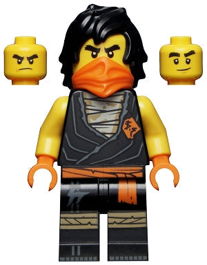 Preowned LEGO® Minifigure – NINJAGO njo0645 Cole Legacy Orange Bandana