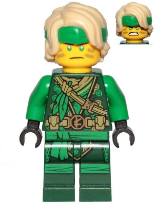 Preowned LEGO® Minifigure – NINJAGO njo0681 Lloyd The Island Hair w/Bandana