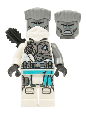 Preowned LEGO® Minifigure – NINJAGO njo0687 Zane The Island Mask and Hair Quiver