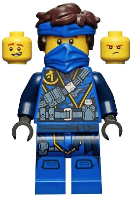 Preowned LEGO® Minifigure – NINJAGO njo0692 Jay The Island Mask and Hair w/Bandana