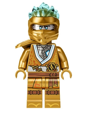 Preowned LEGO® Minifigure – NINJAGO njo0710 Zane (Golden Ninja) Legacy Shoulder Armor Energy