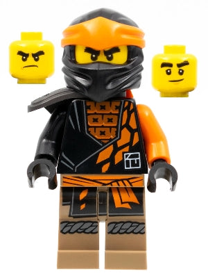 Preowned LEGO® Minifigure – NINJAGO njo0720 Cole Core Shoulder Pad