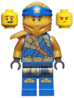 Preowned LEGO® Minifigure – NINJAGO njo0775 Jay (Golden Ninja) Crystalized