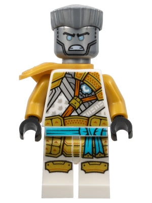 Preowned LEGO® Minifigure – NINJAGO njo0806 Zane (Golden Ninja) Crystalized Hair