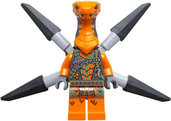 Preowned LEGO® Minifigure – NINJAGO njo0849 Viper Flyer - Light Bluish Gray Bar Holders