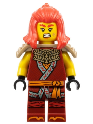 Preowned LEGO® Minifigure – NINJAGO njo0872 Wyldfyre - Dark Red Tunic