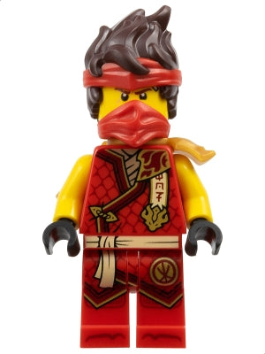 Preowned LEGO® Minifigure – NINJAGO njo0896 Kai - Dragons Rising, Tournament Armor, Scabbard