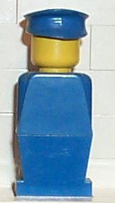 Preowned LEGO® Minifigure – LEGO®LAND old007 LEGO®land Blue Torso Blue Legs Blue Hat