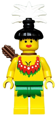 Preowned LEGO® Minifigure – Pirates pi066a Islander Female w/Quiver