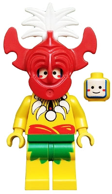 Preowned LEGO® Minifigure – Pirates pi068 Islander King Kahuka
