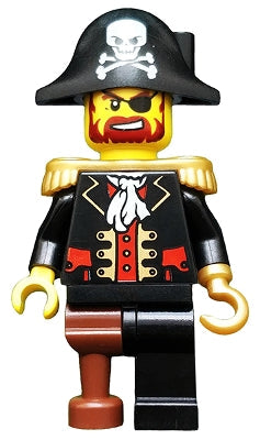 Preowned LEGO® Minifigure – Pirates pi081 Captain Brickbeard